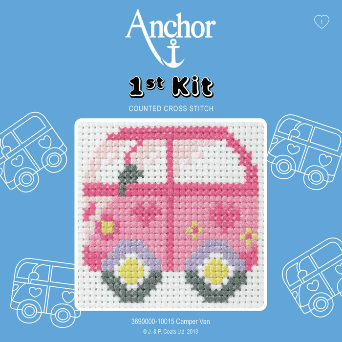Cross Stitch Kit: 1st Kit: Camper Van