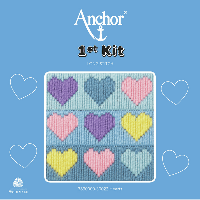 Long Stitch Kit: 1st Kit: Hearts