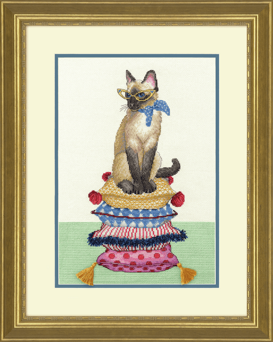 Counted Cross Stitch Kit: Cat Lady