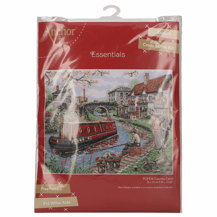 Counted Cross Stitch Kit: Country Canal