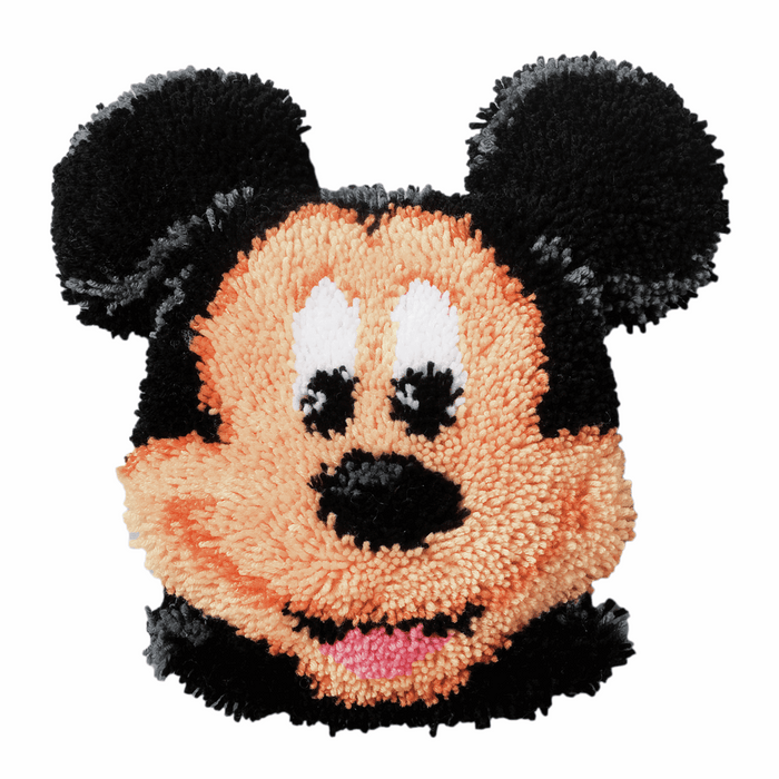 Latch Hook Kit: Shaped Cushion; Disney: Mickey Mouse