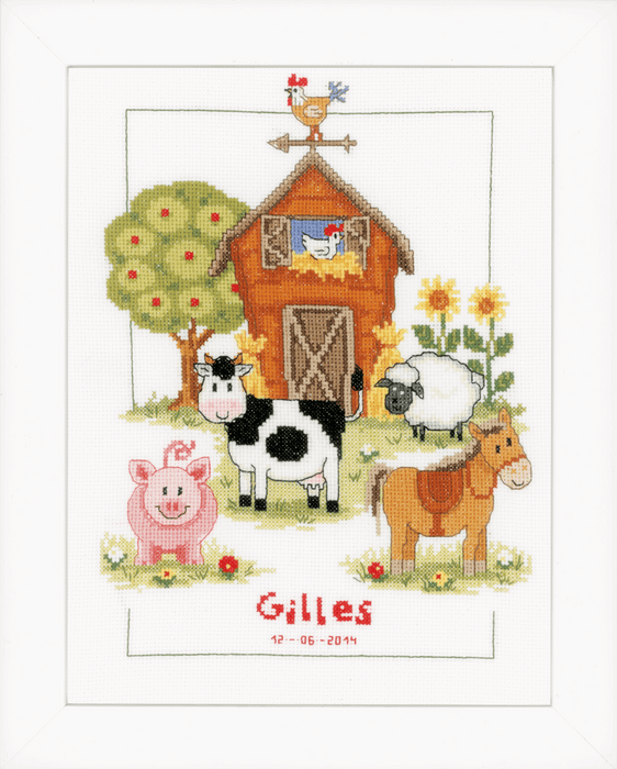 Counted Cross Stitch Kit: At The Farm