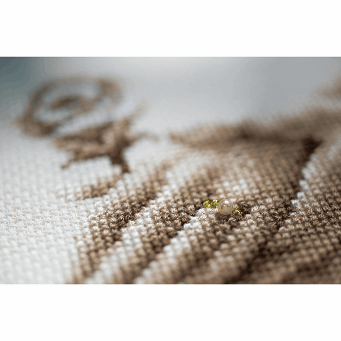 Counted Cross Stitch Kit: Wedding Record: Wedding Rings