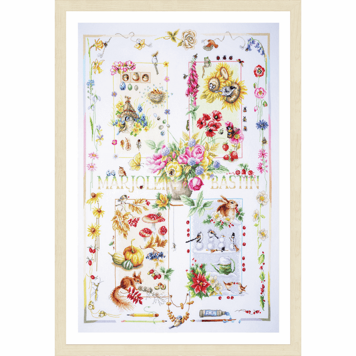 Counted Cross Stitch Kit - Four Seasons